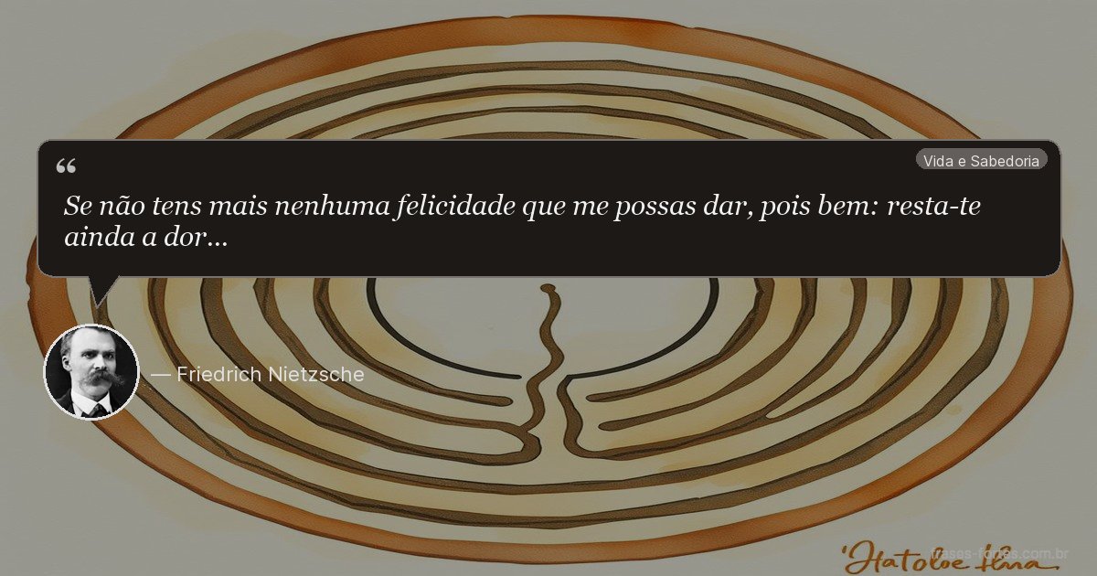 Frase de Friedrich Nietzsche