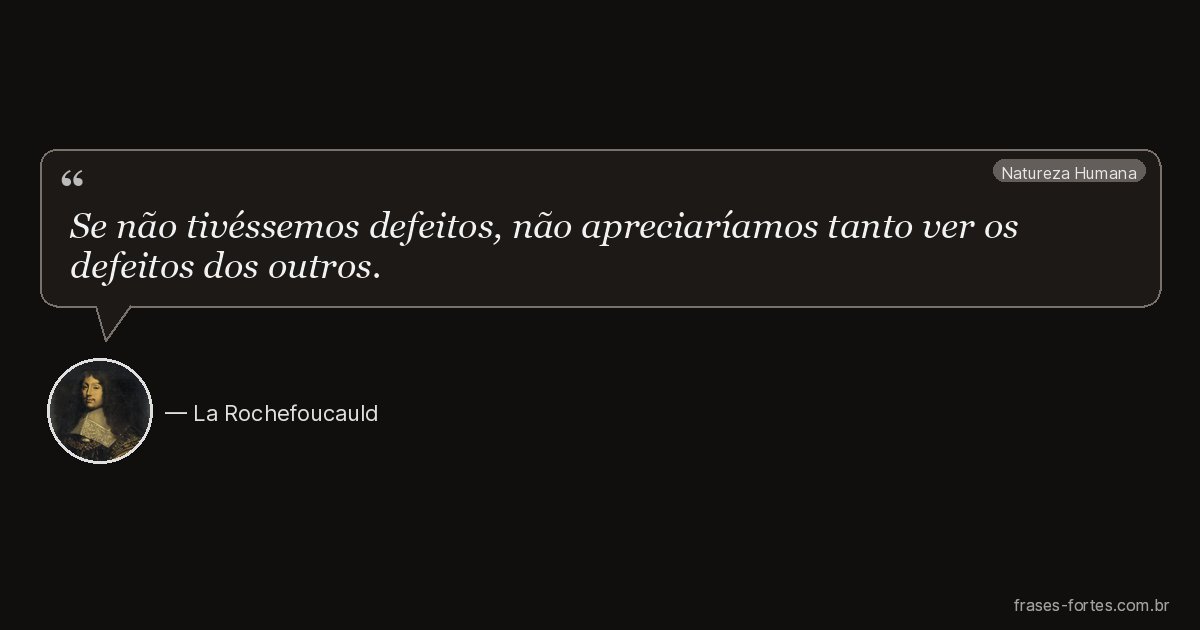Frase de La Rochefoucauld