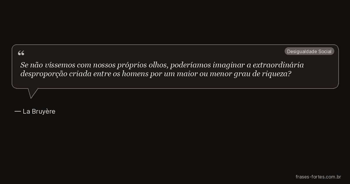 Frase de La Bruyère