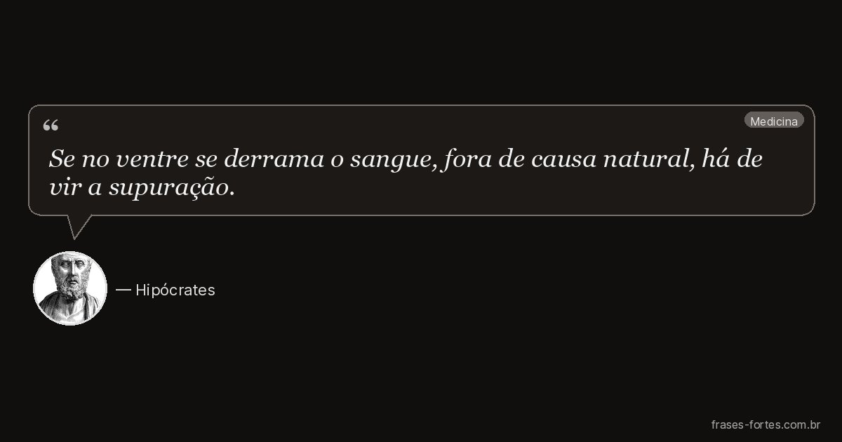 Frase de Hipócrates