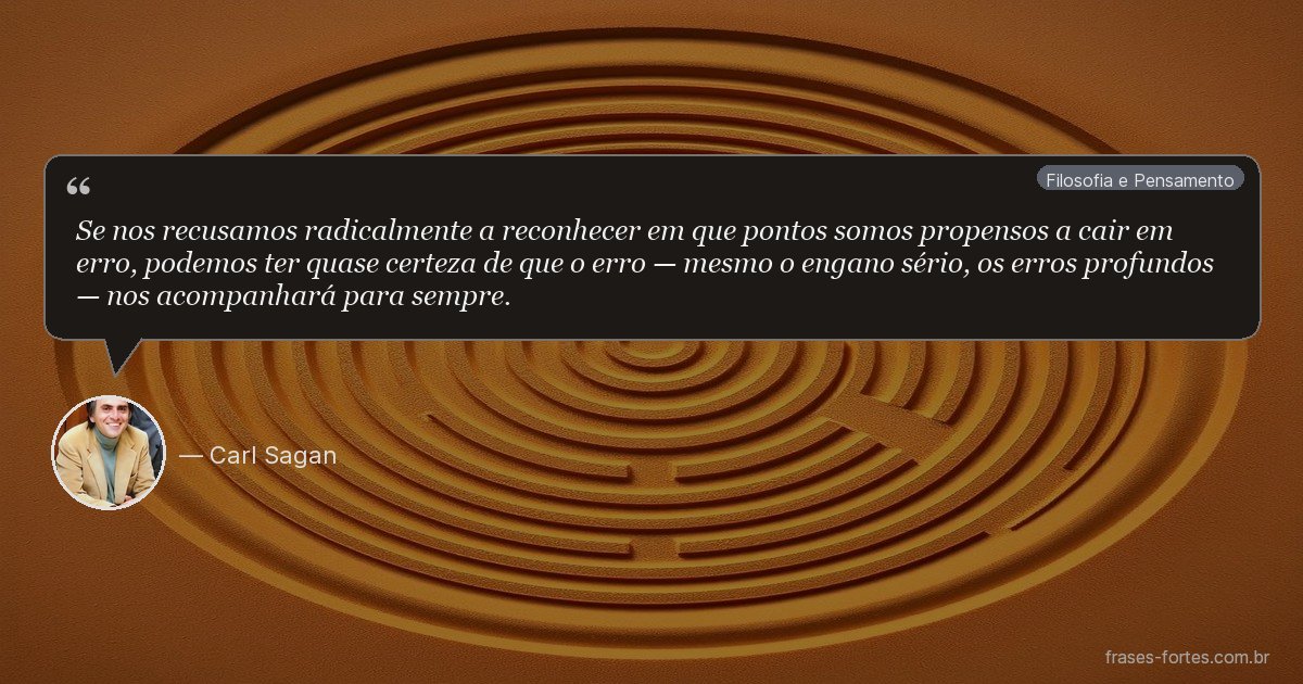 Frase de Carl Sagan