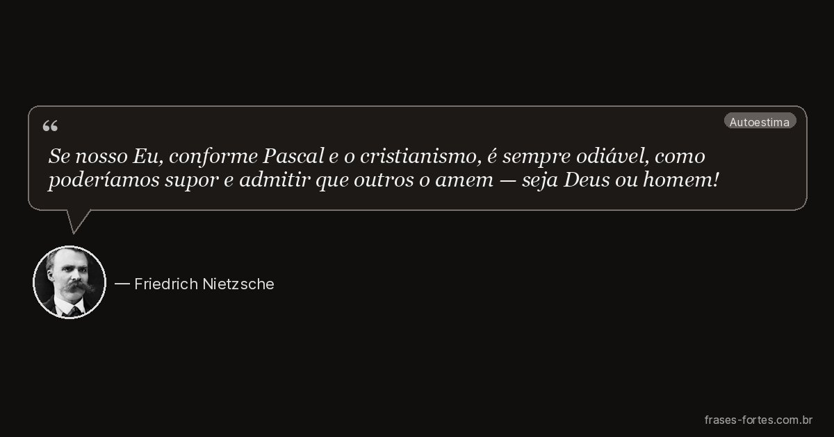 Frase de Friedrich Nietzsche