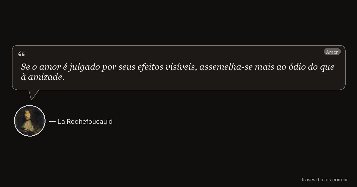 Frase de La Rochefoucauld