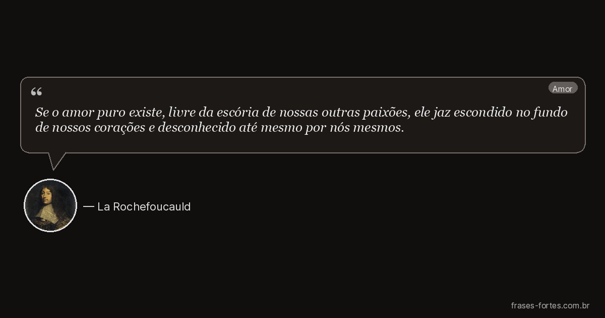 Frase de La Rochefoucauld