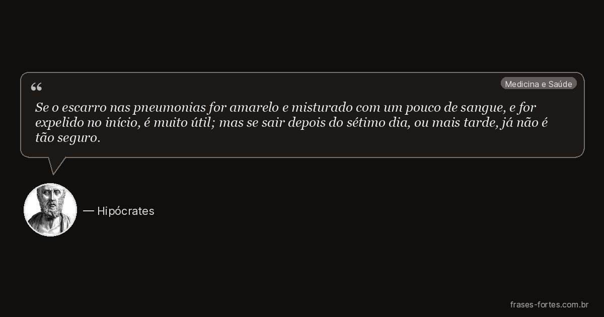 Frase de Hipócrates