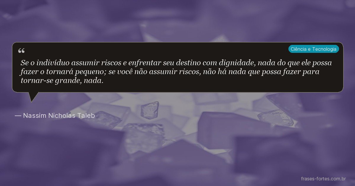 Frase de Nassim Nicholas Taleb