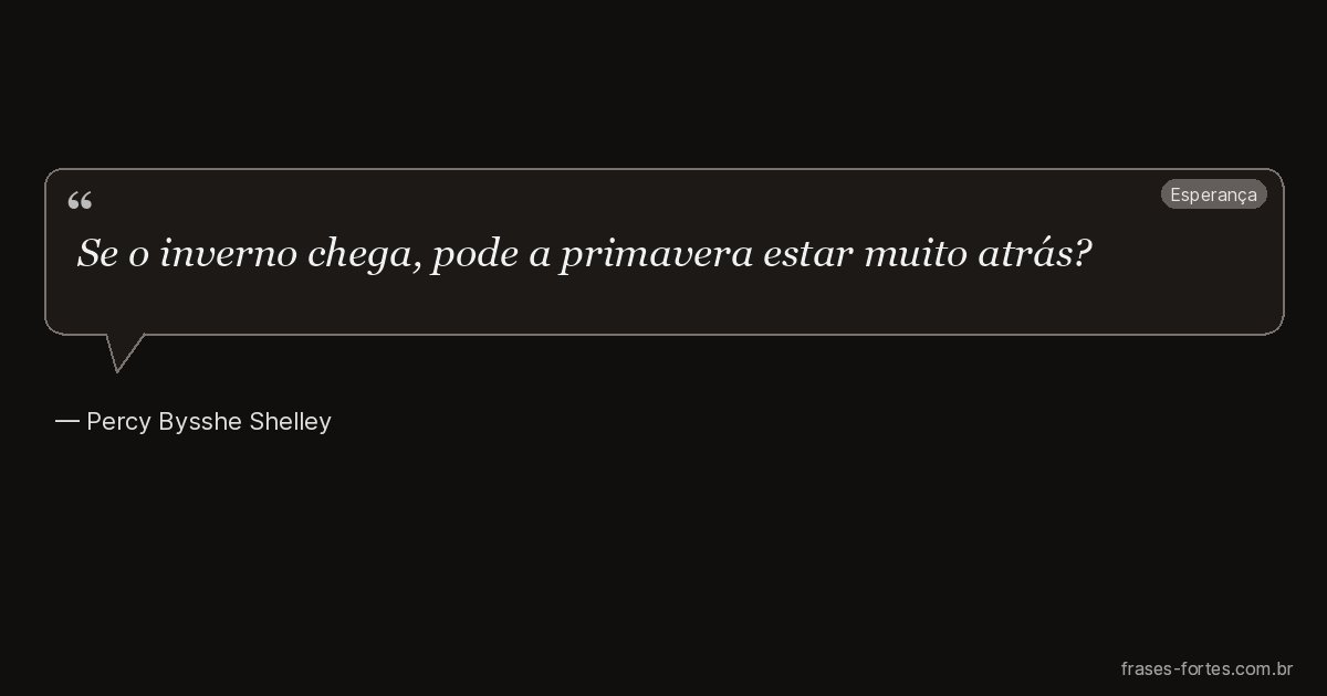 Frase de Percy Bysshe Shelley
