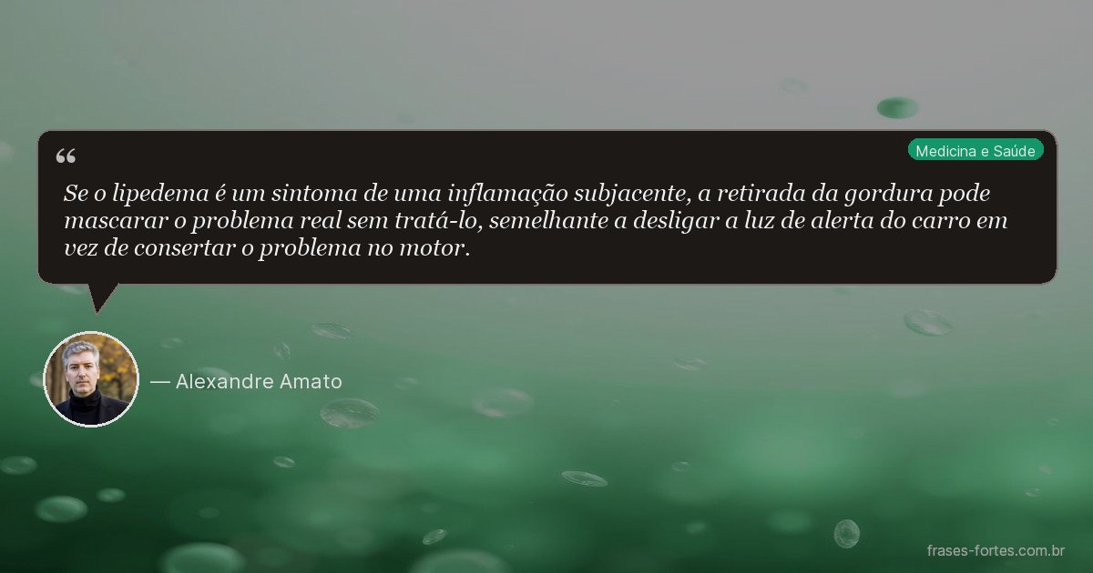 Frase de Alexandre Amato