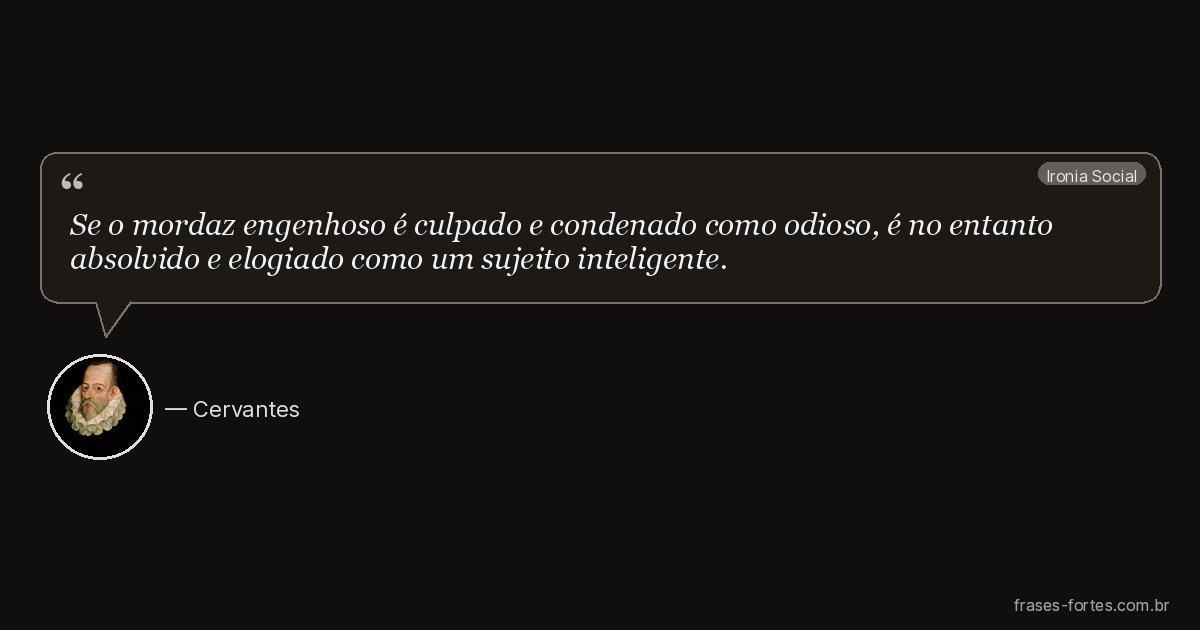 Frase de Cervantes