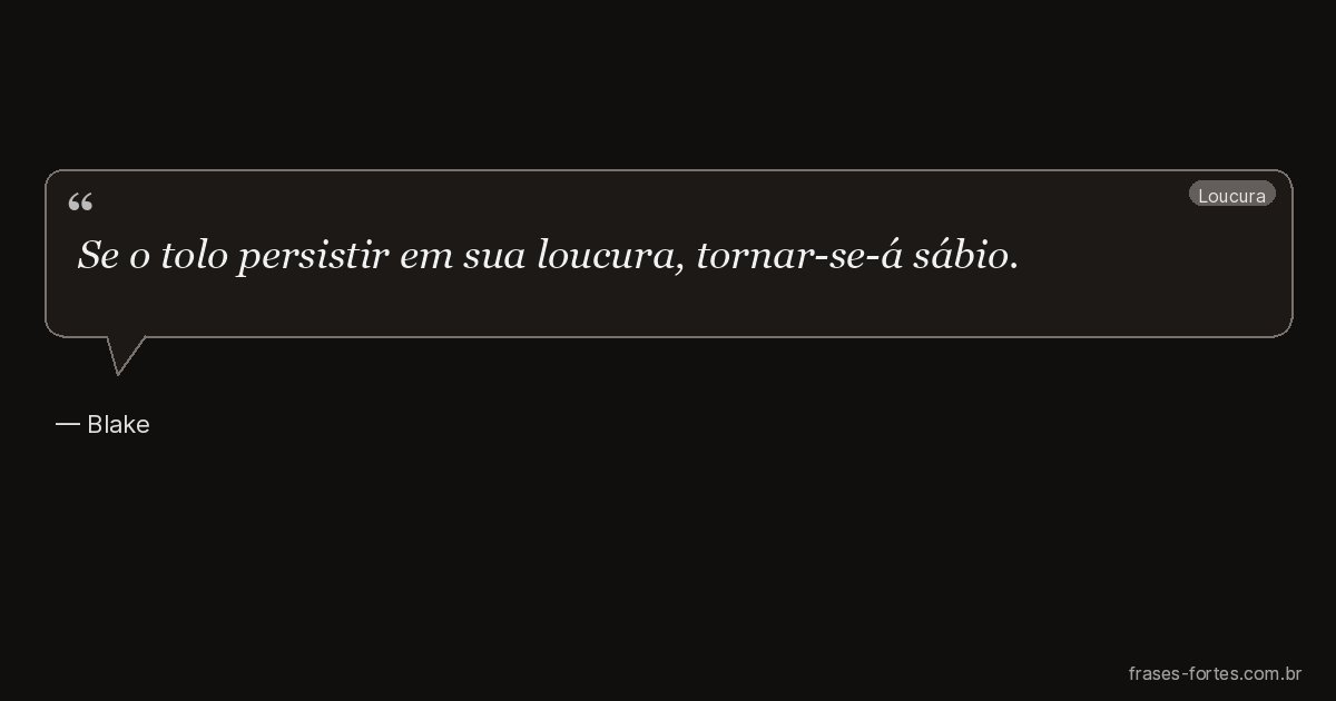 Frase de Blake