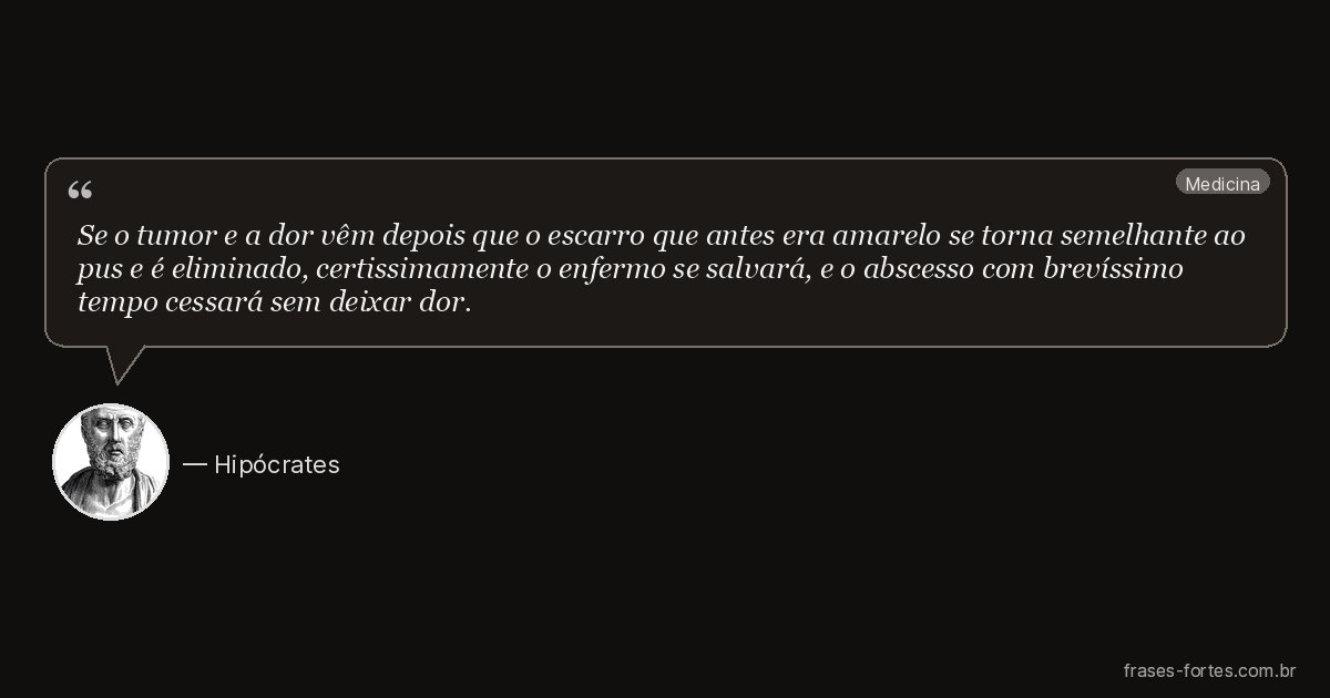 Frase de Hipócrates