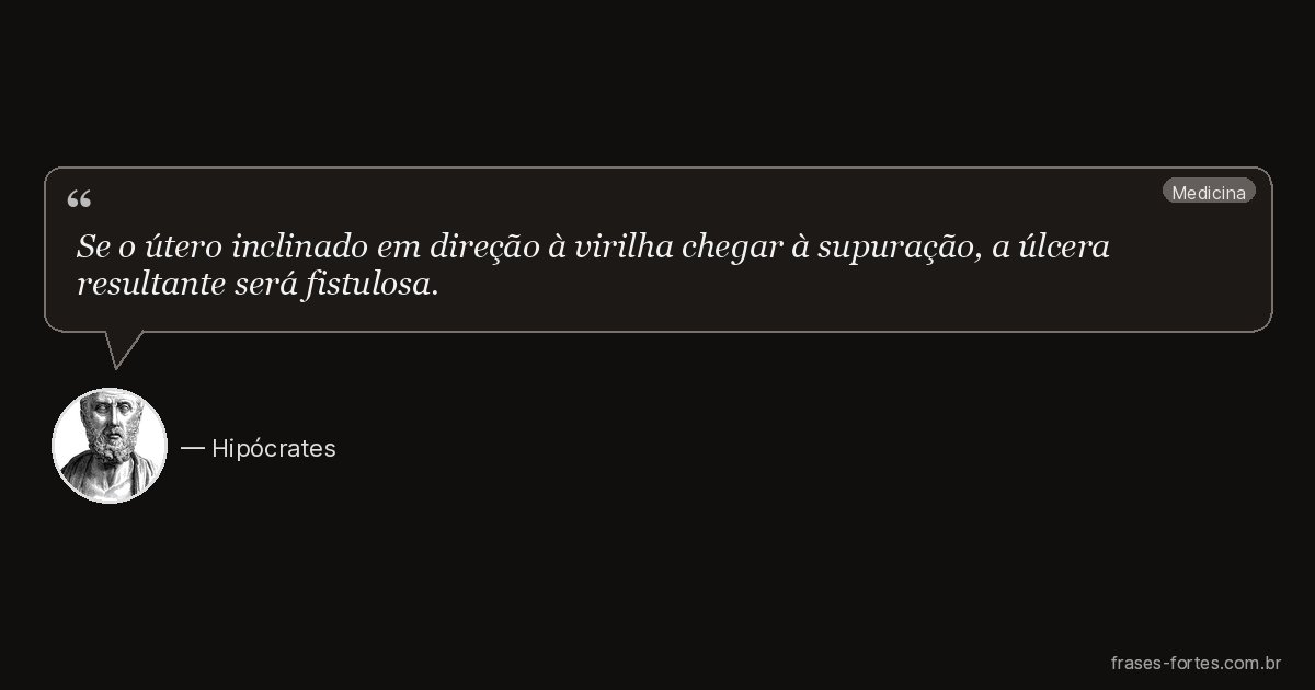 Frase de Hipócrates