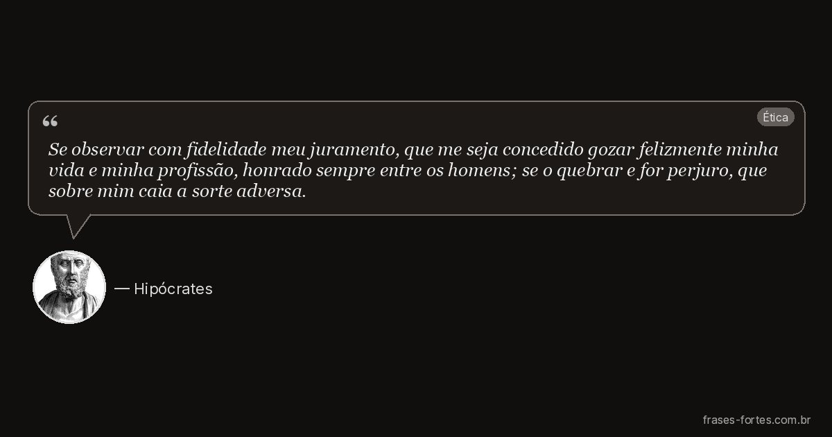 Frase de Hipócrates
