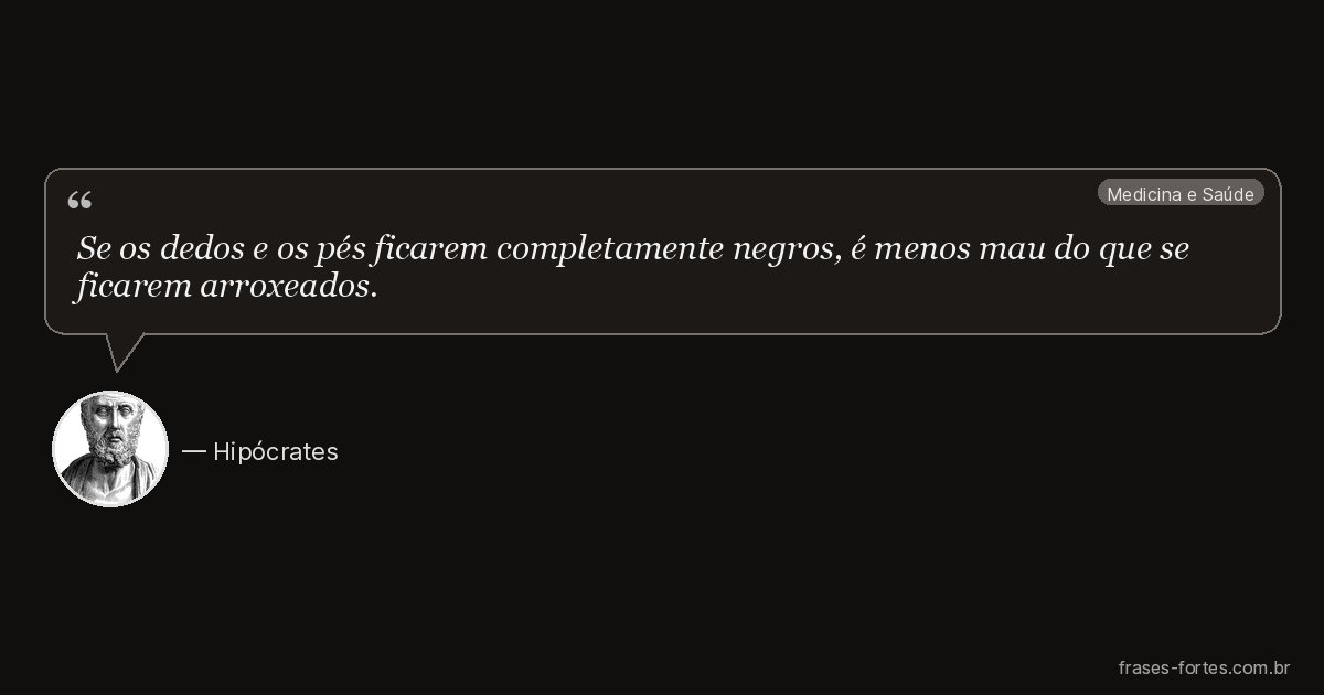 Frase de Hipócrates