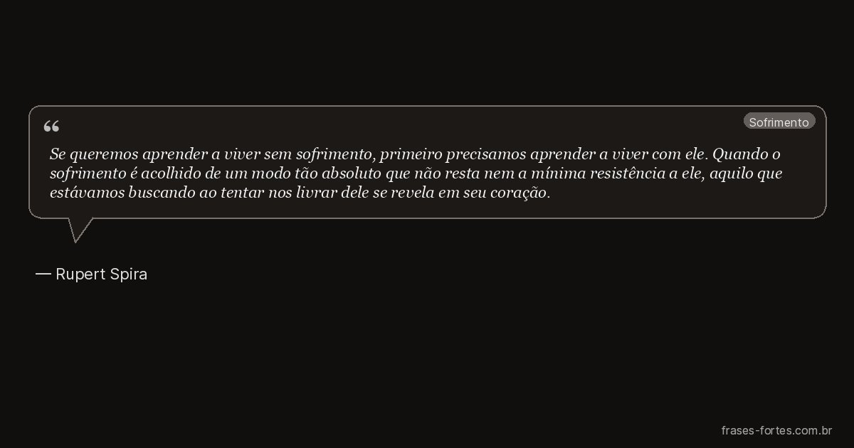 Frase de Rupert Spira