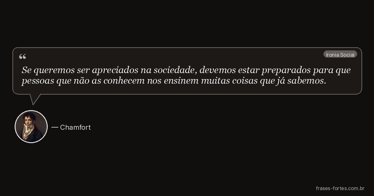 Frase de Chamfort