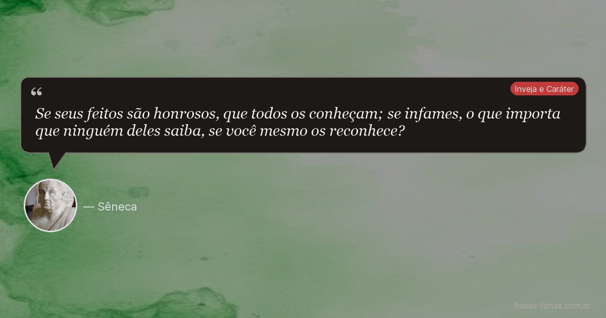 Frase de Sêneca