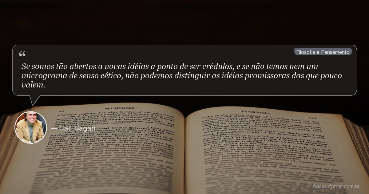 Frase de Carl Sagan