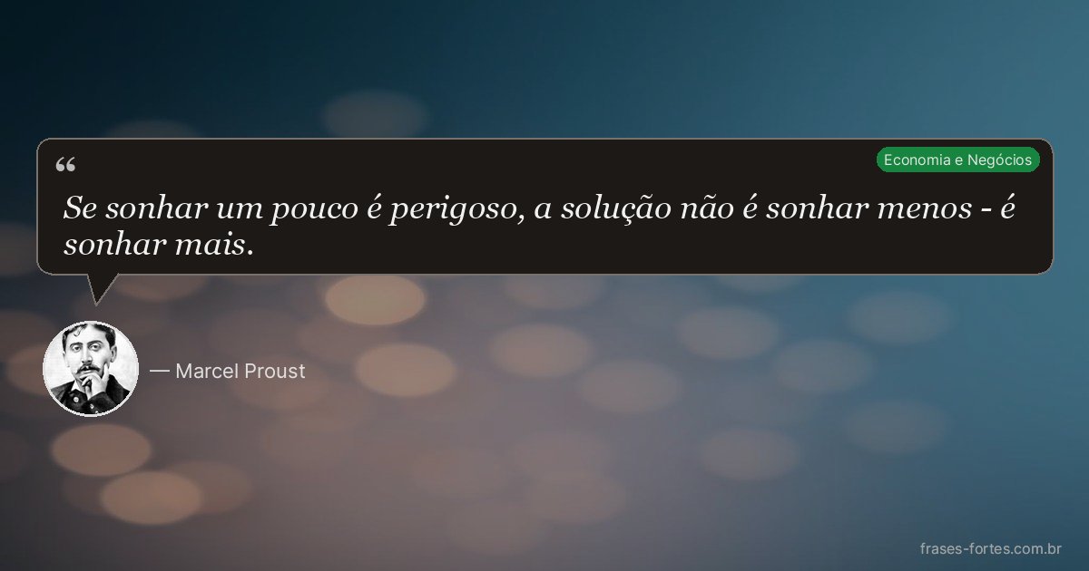 Frase de Marcel Proust