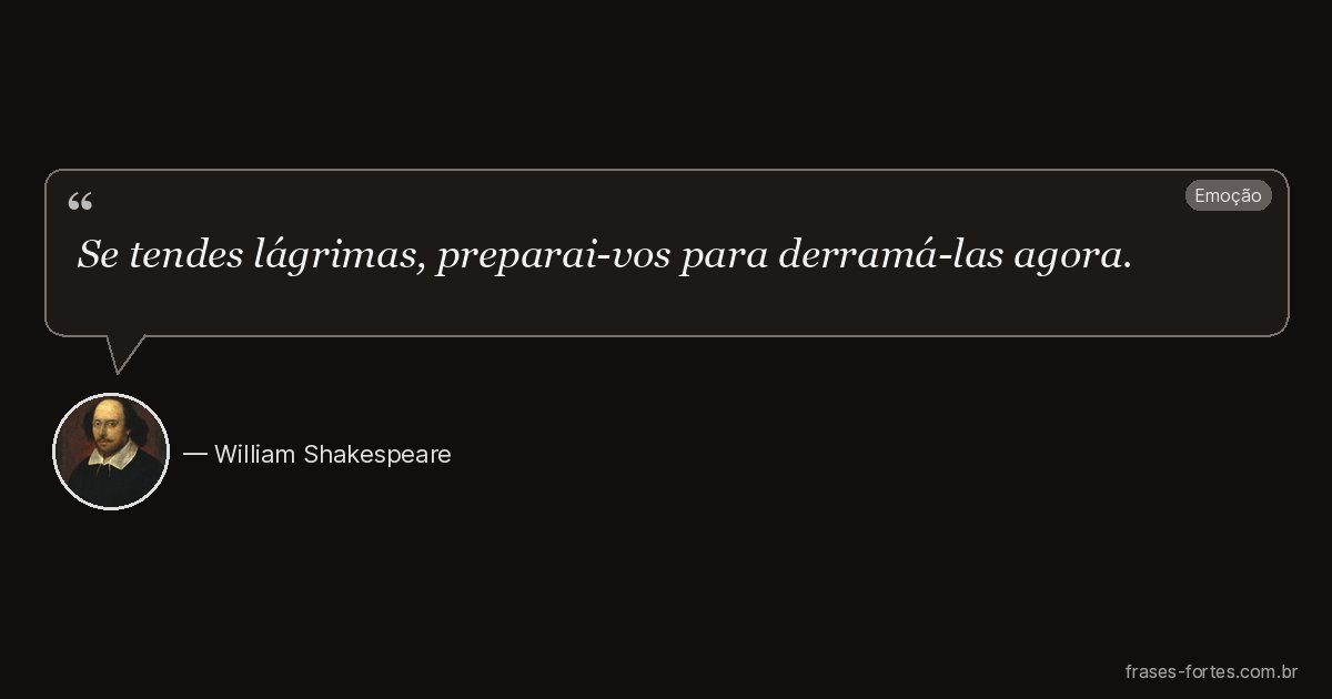 Frase de William Shakespeare