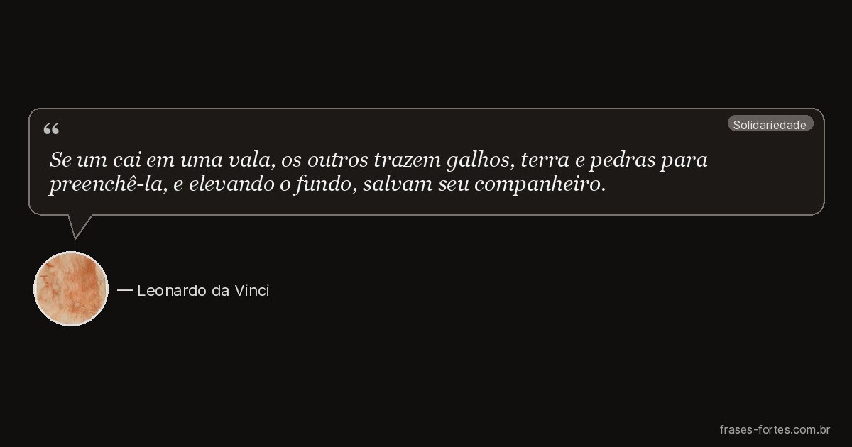 Frase de Leonardo da Vinci