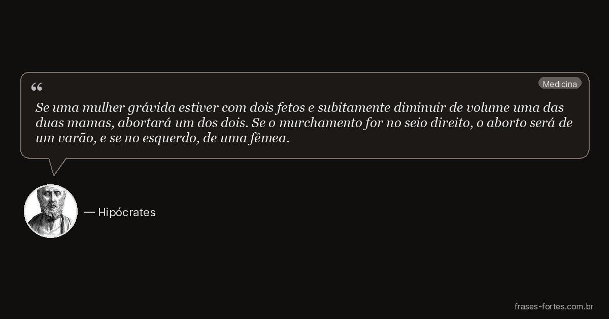 Frase de Hipócrates