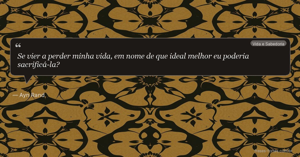 Frase de Ayn Rand