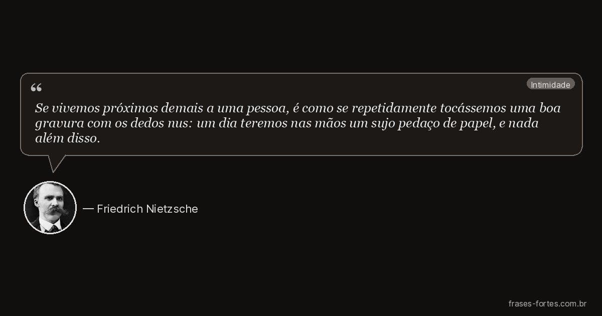 Frase de Friedrich Nietzsche