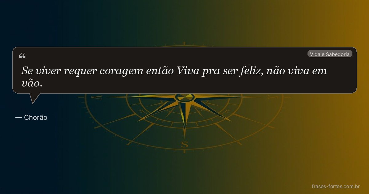 Frase de Chorão