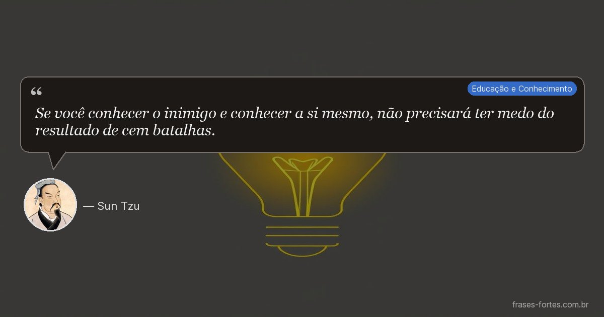 Frase de Sun Tzu