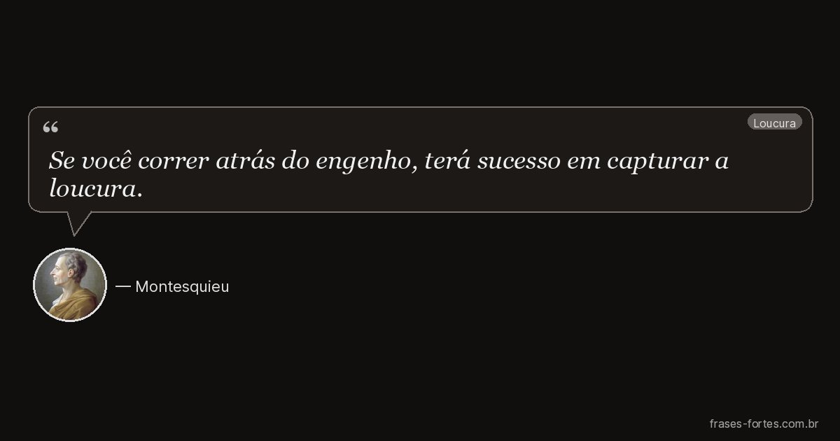 Frase de Montesquieu