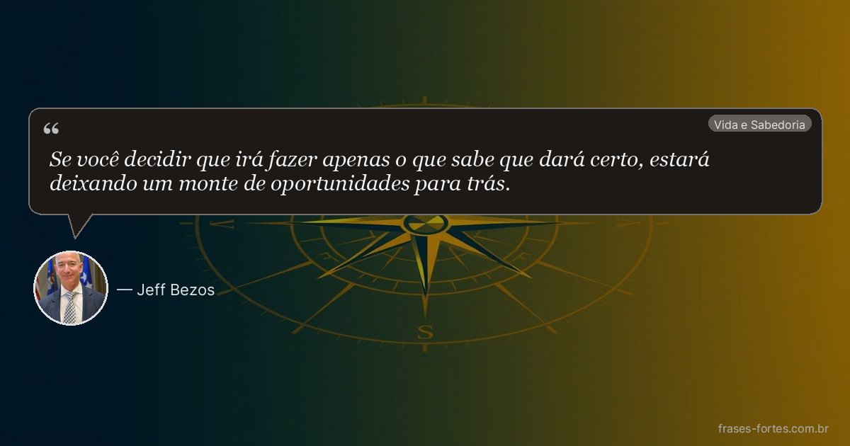 Frase de Jeff Bezos
