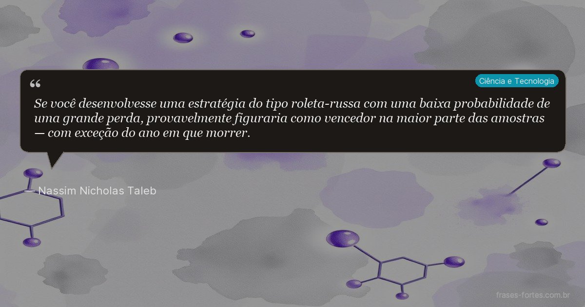 Frase de Nassim Nicholas Taleb