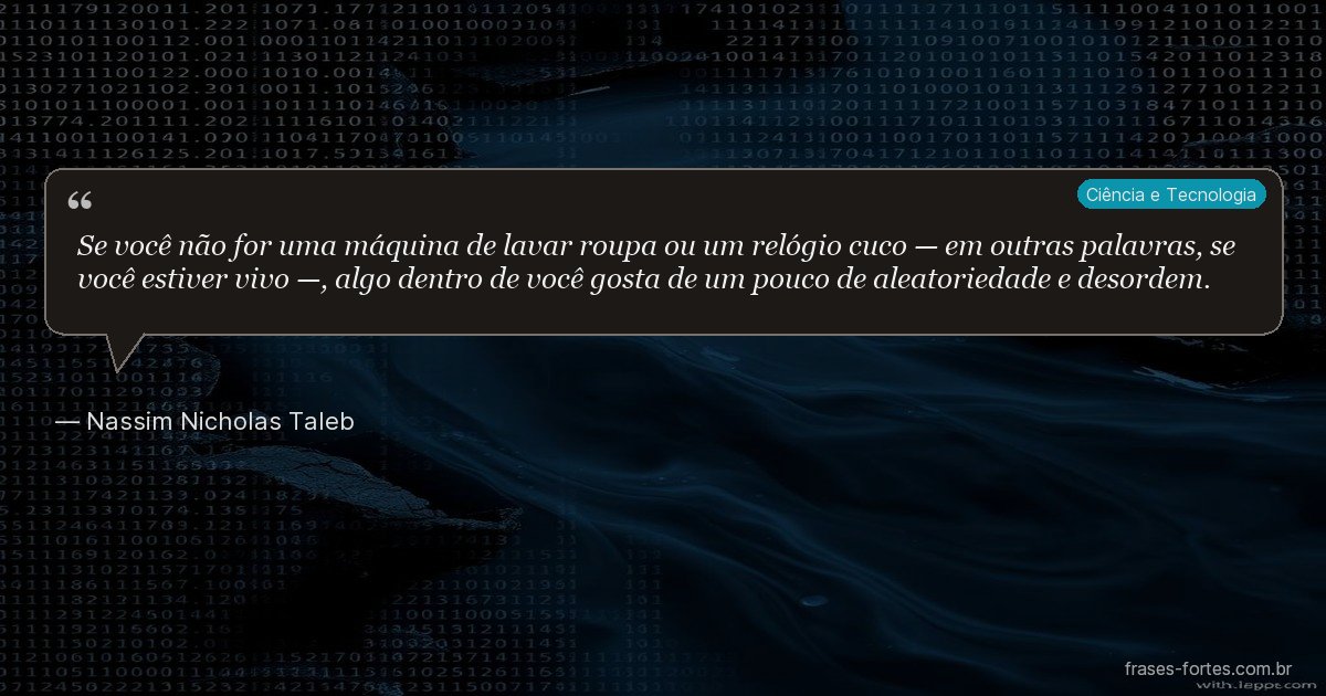 Frase de Nassim Nicholas Taleb