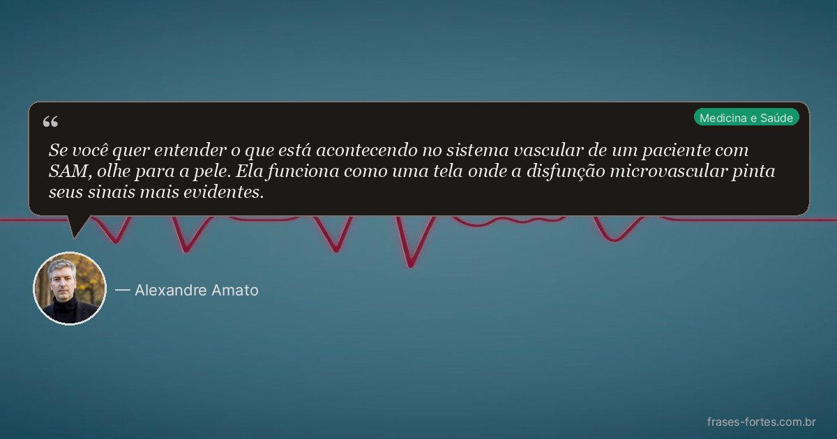 Frase de Alexandre Amato