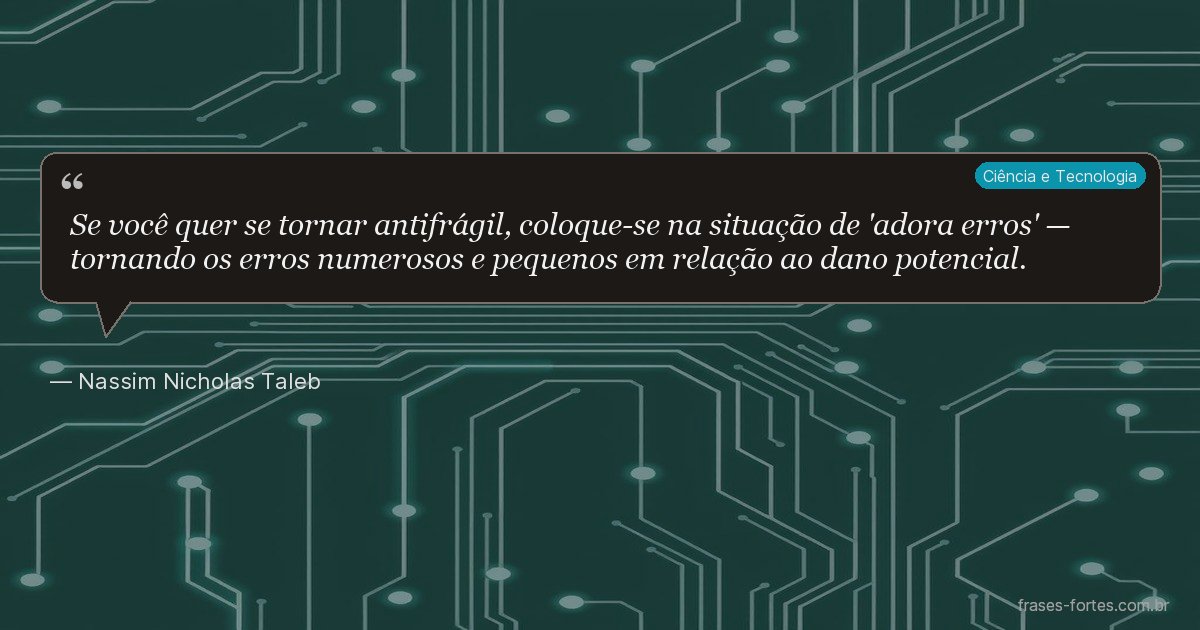 Frase de Nassim Nicholas Taleb