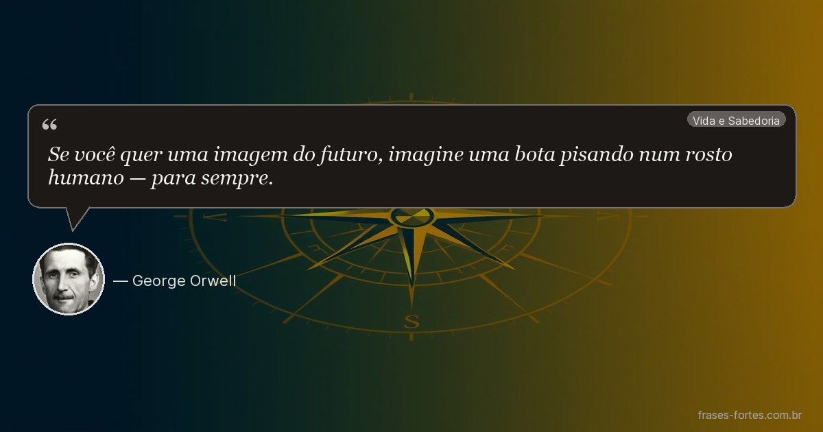 Frase de George Orwell