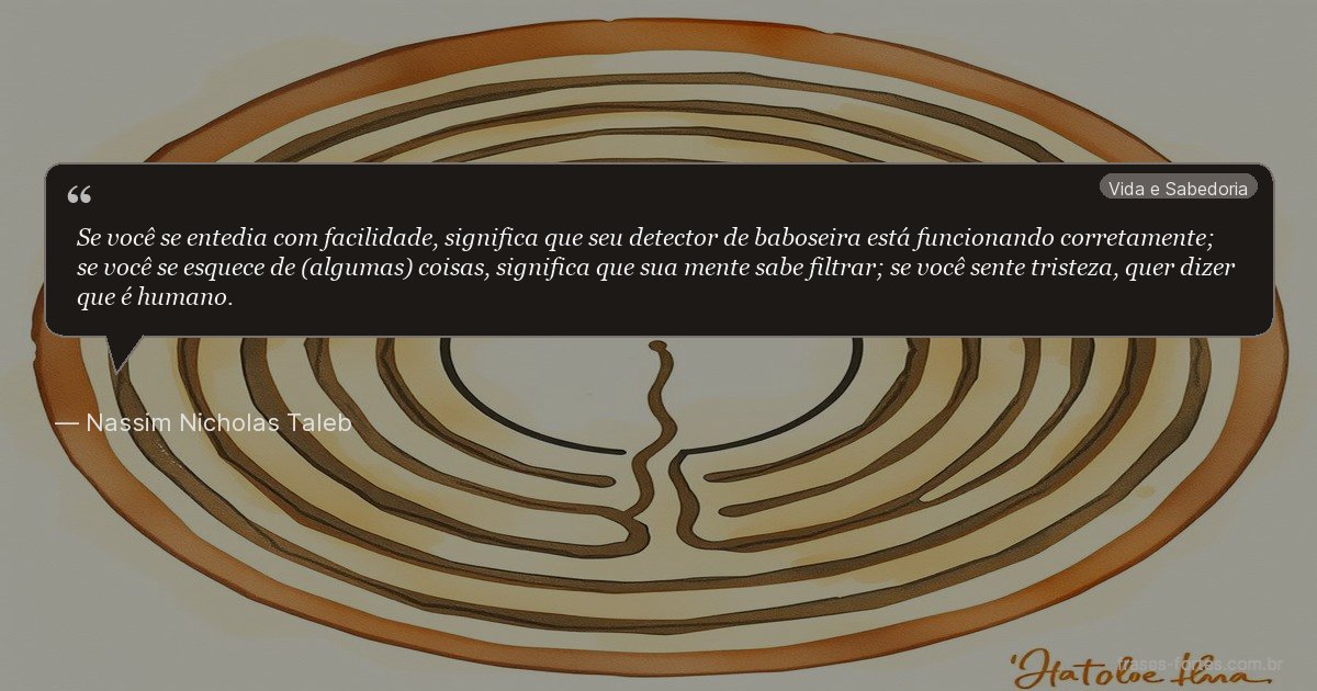 Frase de Nassim Nicholas Taleb