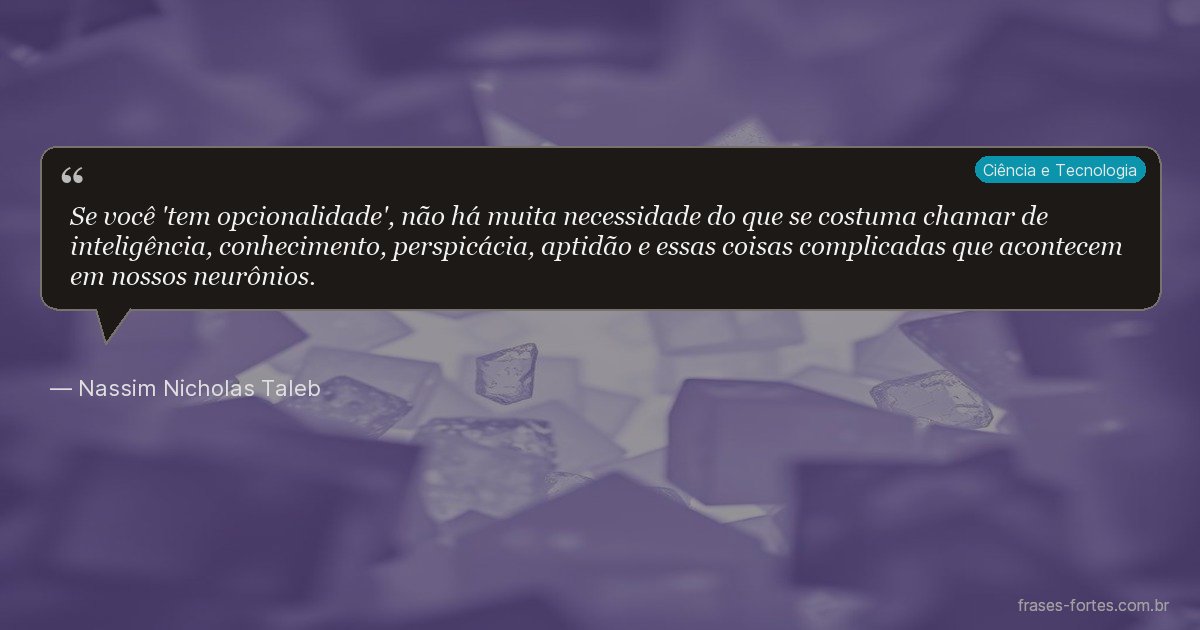 Frase de Nassim Nicholas Taleb