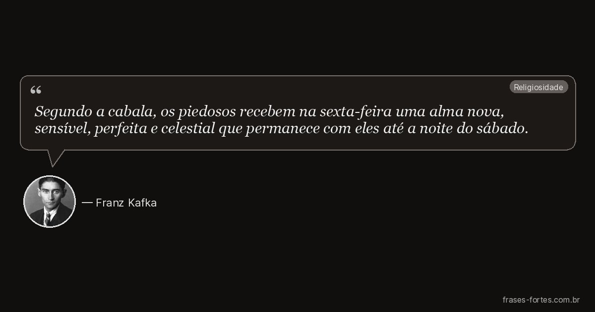 Frase de Franz Kafka