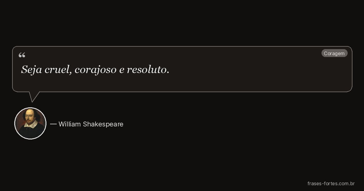 Frase de William Shakespeare