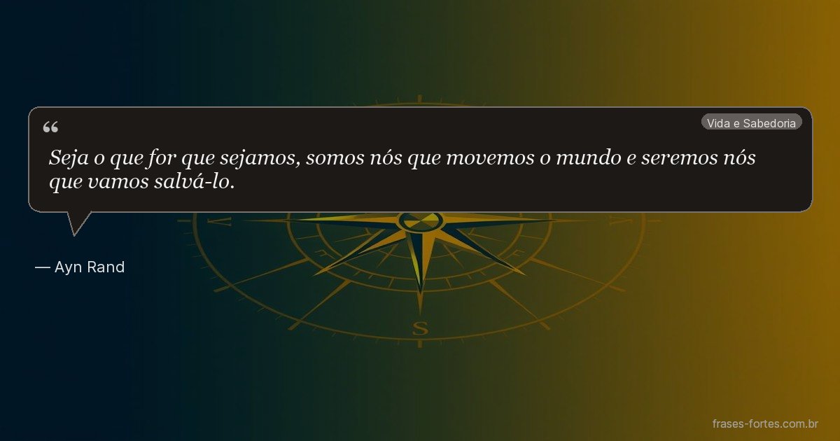 Frase de Ayn Rand
