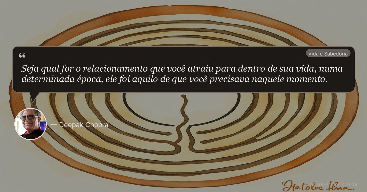 Frase de Deepak Chopra