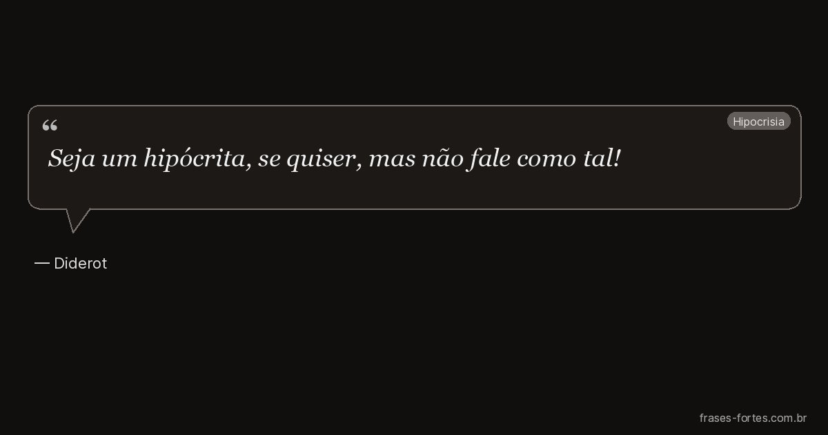 Frase de Diderot