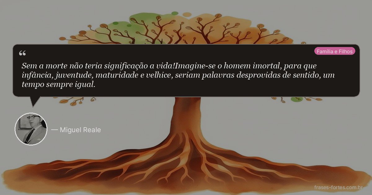 Frase de Miguel Reale