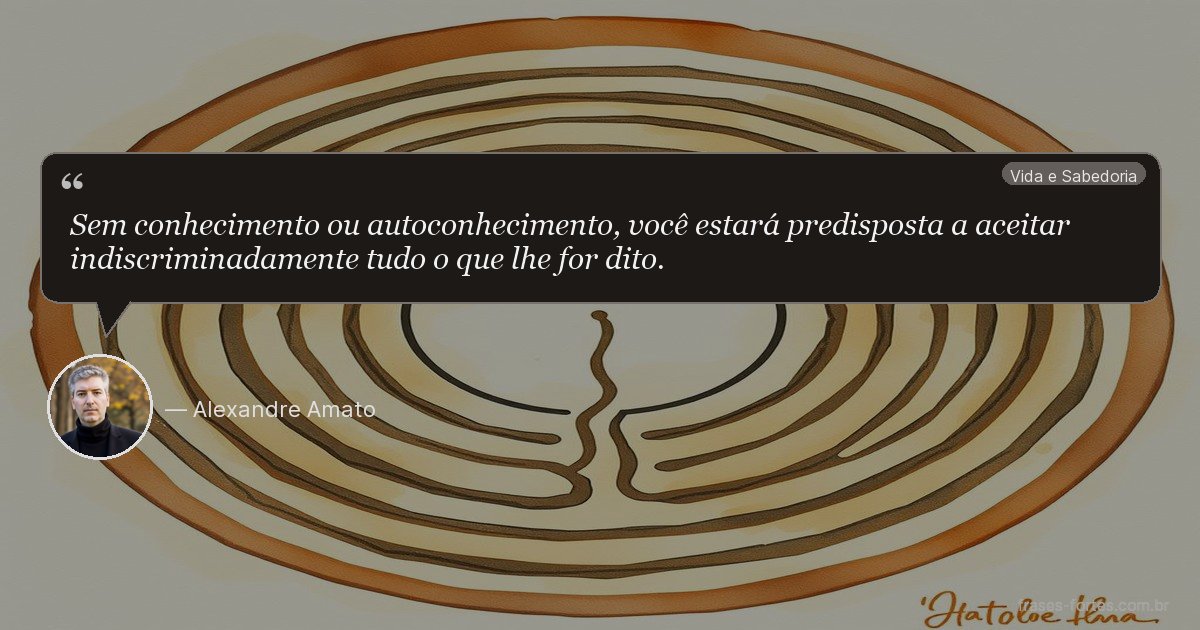 Frase de Alexandre Amato