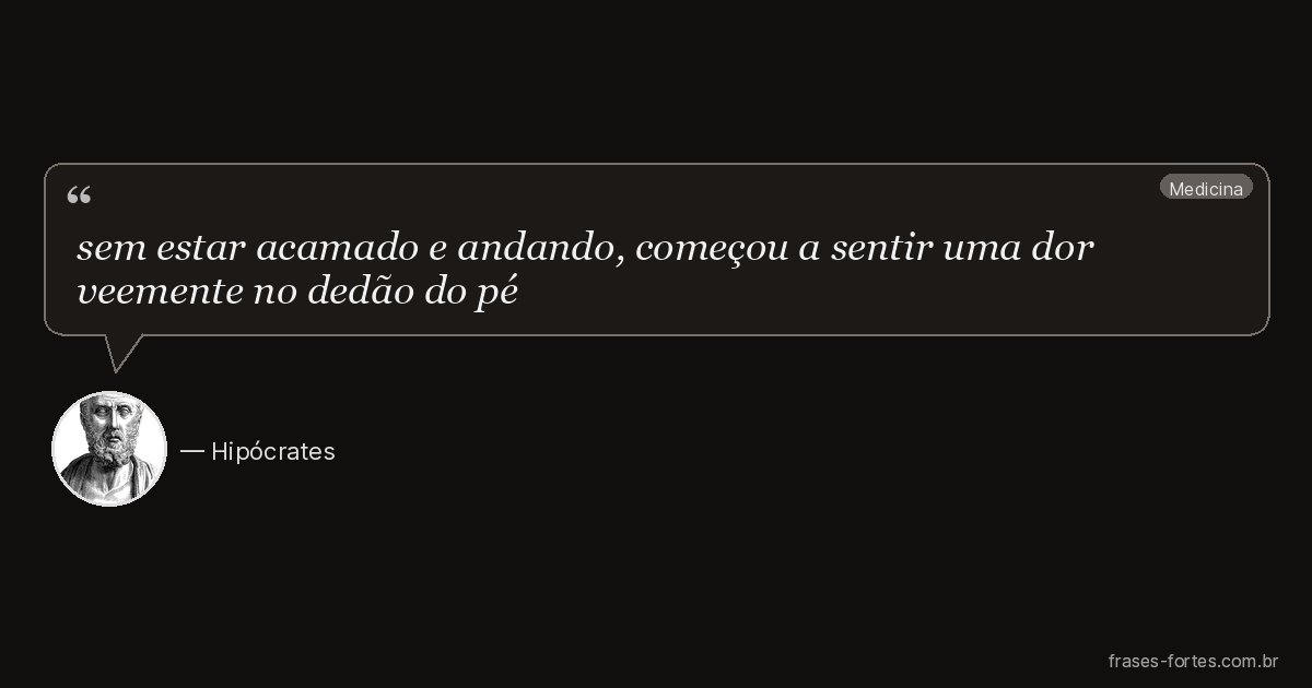 Frase de Hipócrates