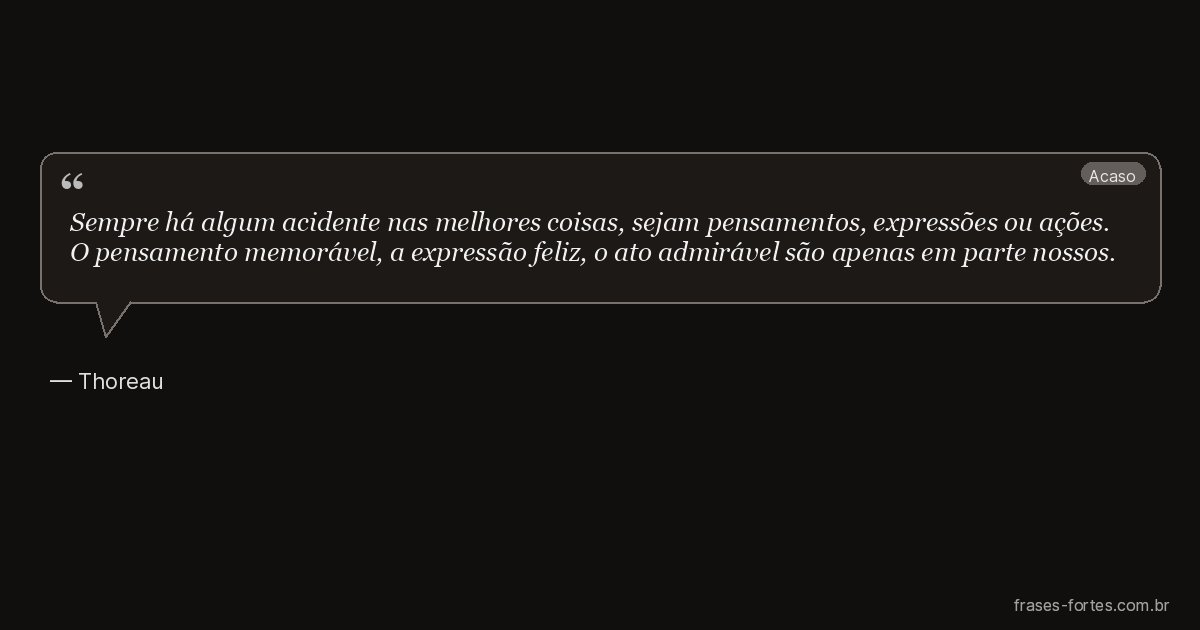 Frase de Thoreau