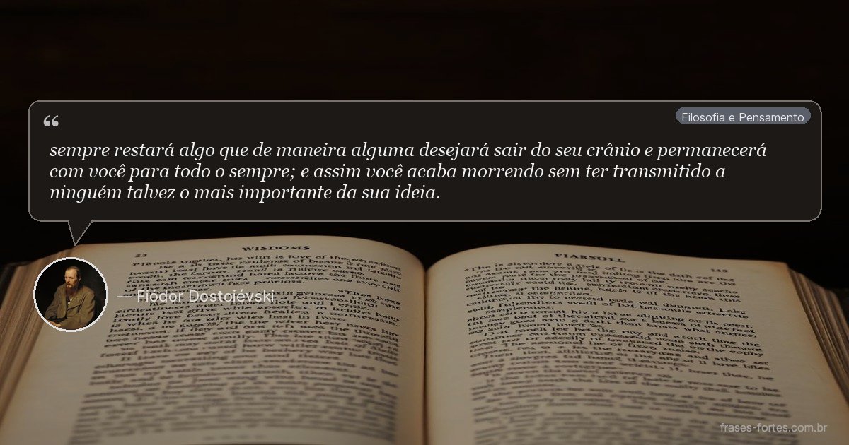 Frase de Fiódor Dostoiévski