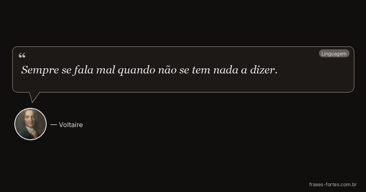 Frase de Voltaire